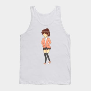 Pony-Tail Girl Tank Top